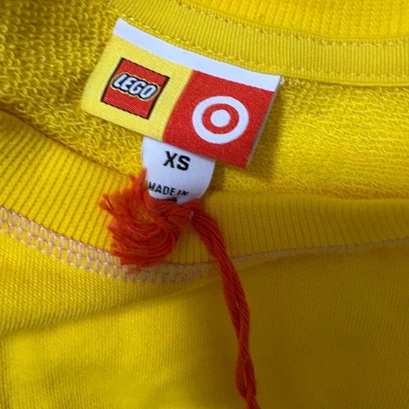 LEGO x Target XS , S Women's LEGO Minifigure Sweatshirt Yellow - Picture 7 of 7